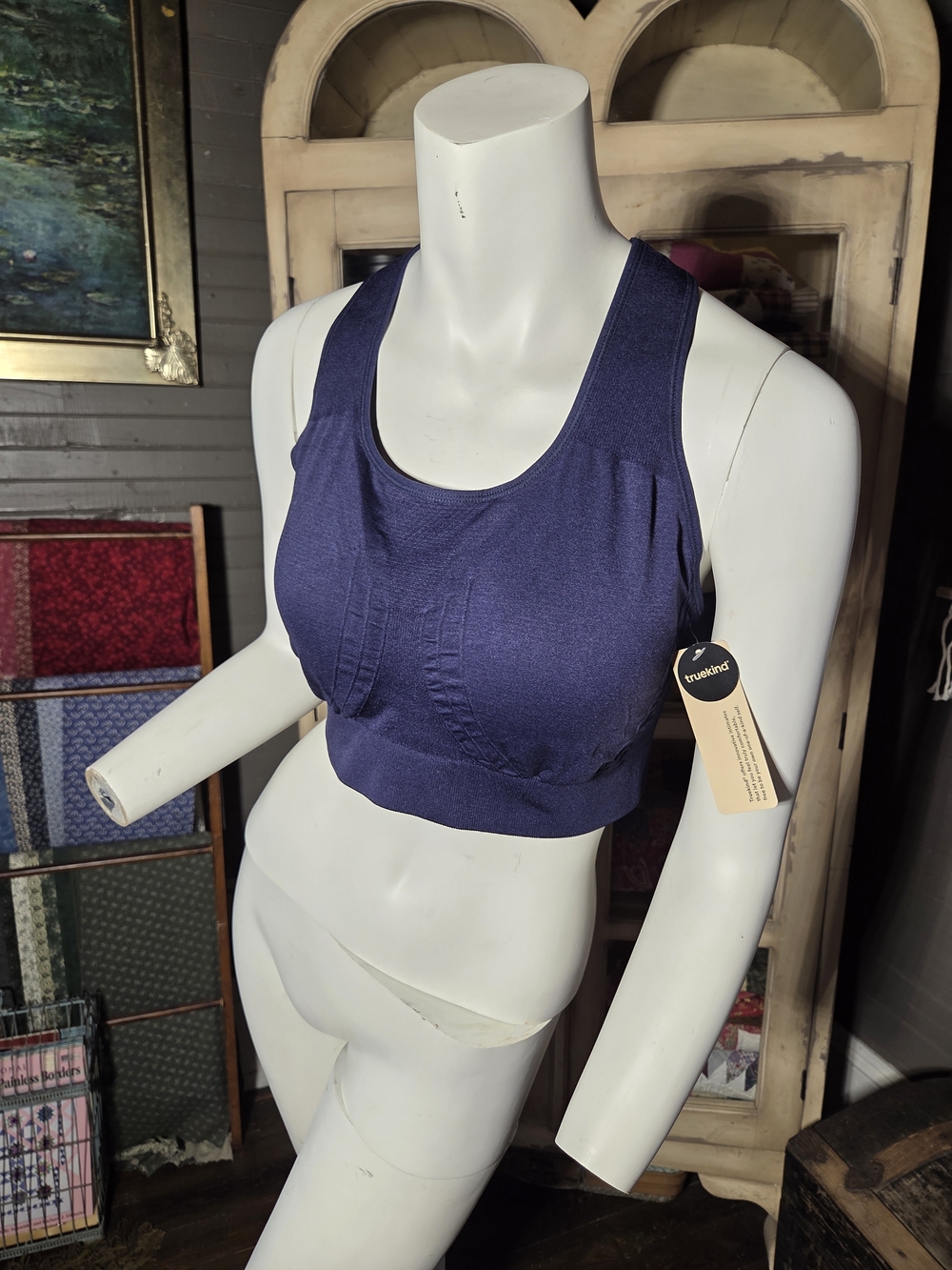 True Kind Navy Seamless Sports Bra